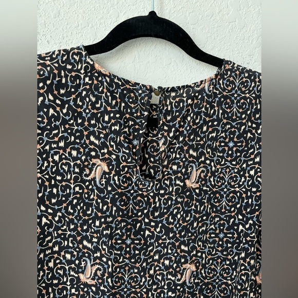 Madewell Fiesta Paisley 100% silk Top Size Small - Picture 7 of 9